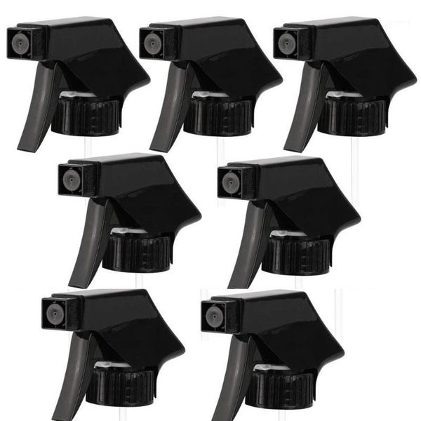 

storage bottles & jars hip 4pcs trigger sprayer black spray replacement nozzle with mist stream fits standard 28/400 boston round