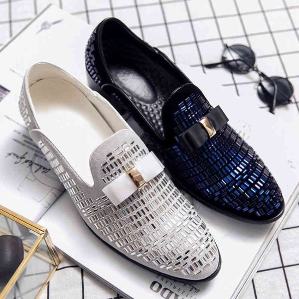 

dress shoes 2021 men fashion trend high-end temperament gentleman banquet solid color pu all-match loafers 3kc341 rg5r, Black