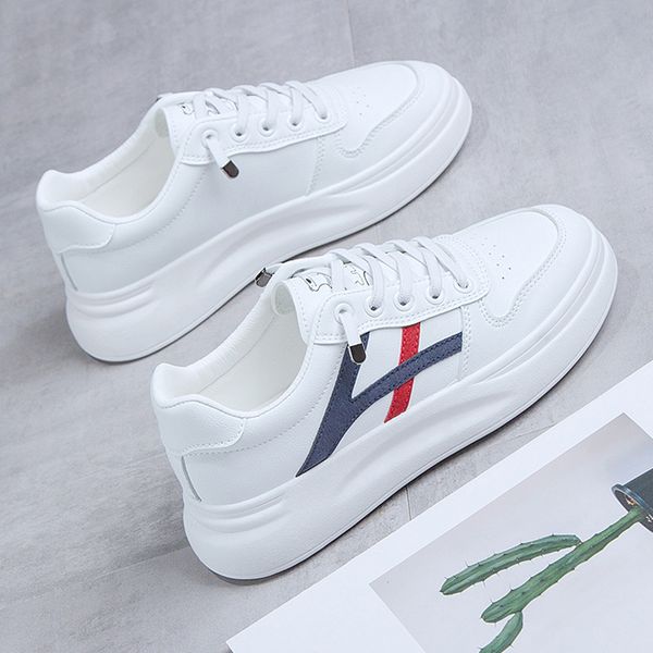 

white shoes for women 2020 autumn new board shoes casual versatile student platform sports ins trendy super womens shoes, Black