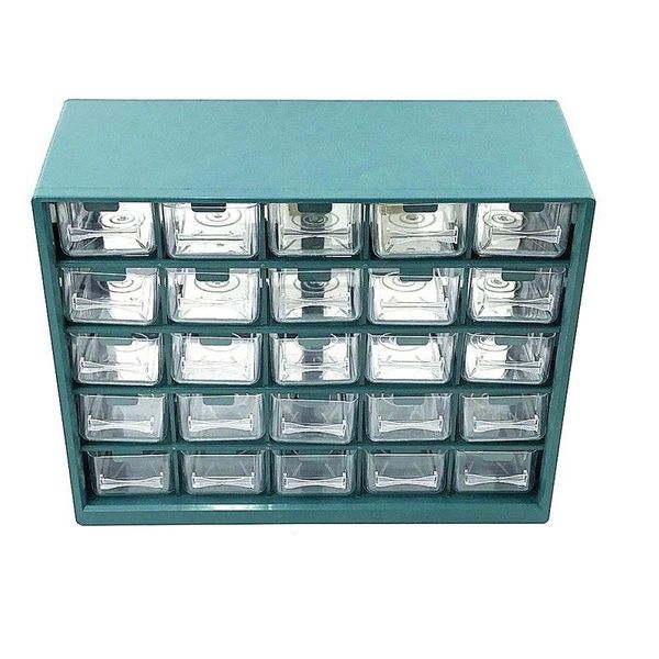 

tool organizers 25 multi-grid drawer parts box wall-mounted screw classification component case electronic components storage toolbox