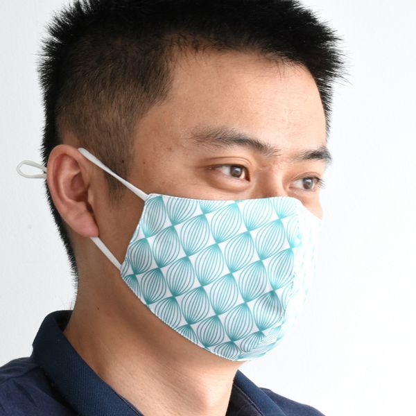 

pure fashionable washable printed cotton adjustable sunscreen mask in autumn and winter
