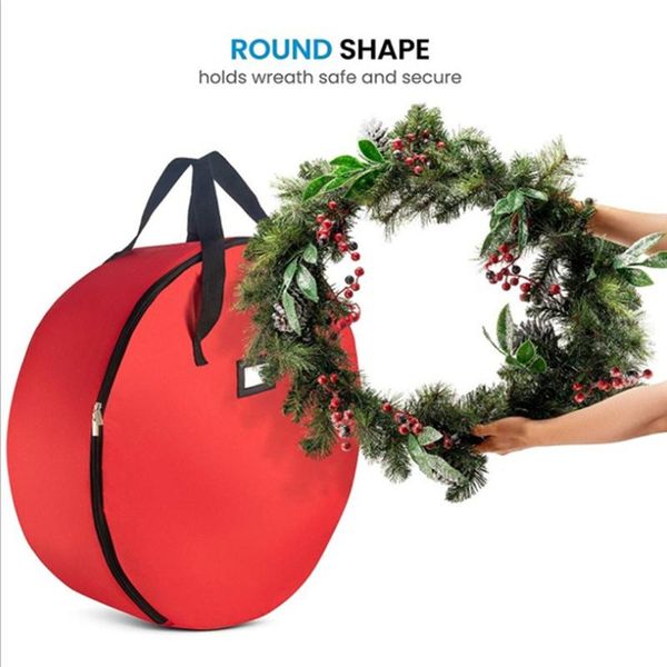 

foldable christmas tree bag xmas wreath storage for storing garland home bags