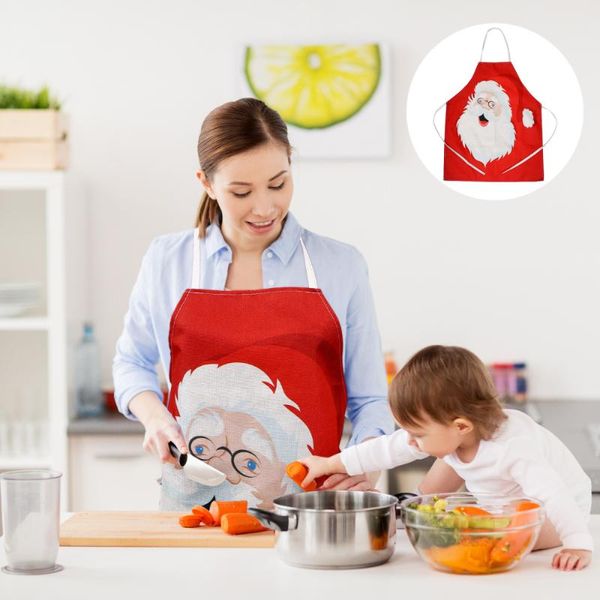 

aprons 1pc christmas funny cartoon apron xmas themed kitchen cooking