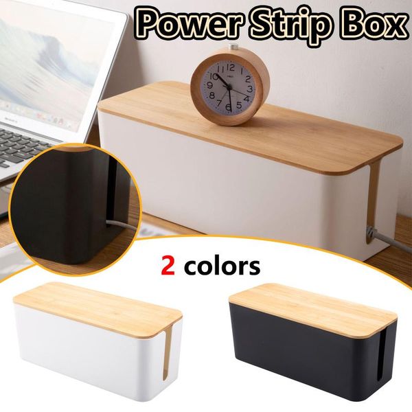 

storage bottles & jars multifunctional convenient home power socket box black white cable tidy switch for organizers