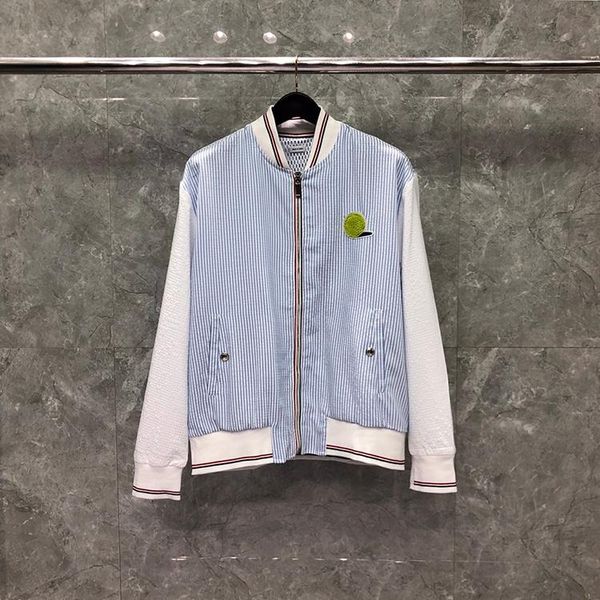 

men's jackets fashion 2021 brand jacket men slim cardigans clothing striped patchwork baseball uniform spring autumn casual coat, Black;brown