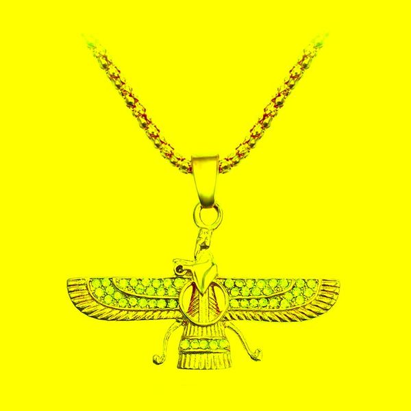 

ancient hip style zoroastrianism necklace fashion persionality necklaces women punk pendant boys gifts accessories jewelry, Silver