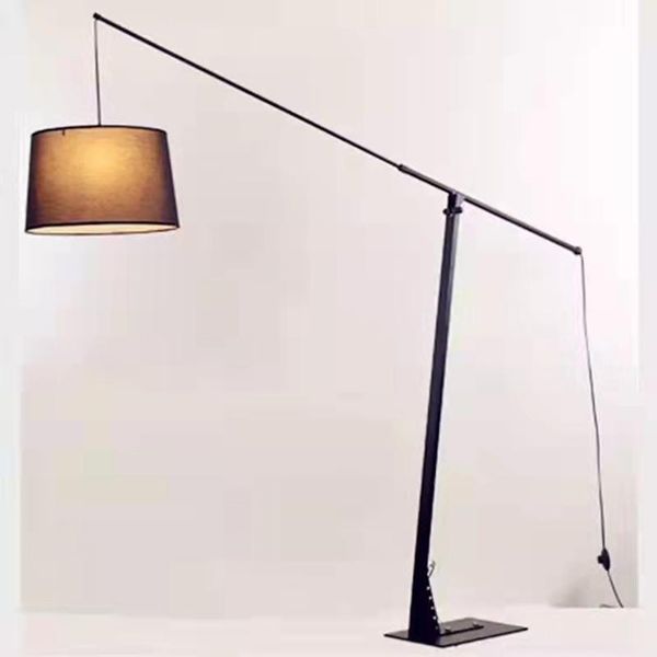 

floor lamps modern minimalist fabric black lamp living room bedroom study decoration warm white cloth led adjustable fixture
