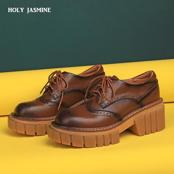 

dress shoes 2021 spring summer women pumps office ladies classic cross-tied casual woman genuine leather high heels platforms, Black
