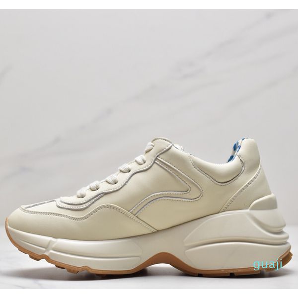 

dress shoes rhyton sneaker reflective trim shoe men women designer sneakers vintage shoe fashion mini jacquard fabric chunky sole, Black