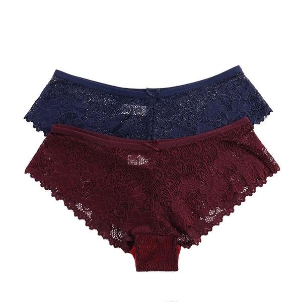 

women's panties 3 pcs for woman underwear lace breathable soft lingerie female briefs panty transparent women's fit underpants, Black;pink