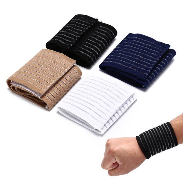 

1pc wrist brace wrap tennis cotton weat band fitness powerlifting elastic sport bandage wristband hand gym support, Black;red