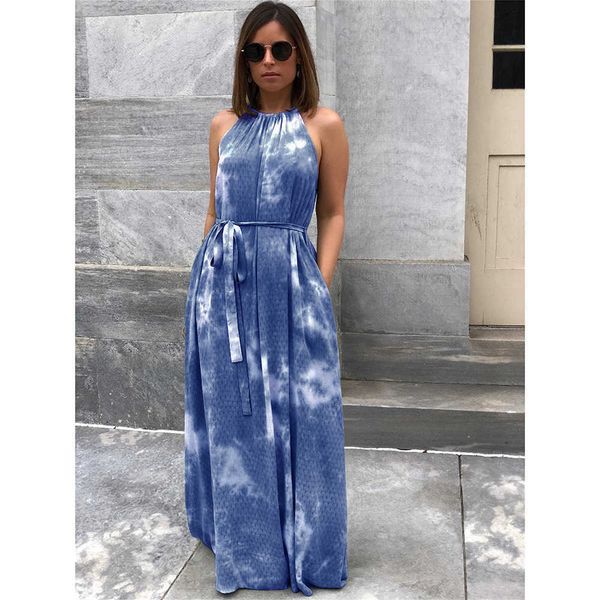 

vanovich european and american women sleeveless dress summer printing fashion casual clothing 210615, Black;gray