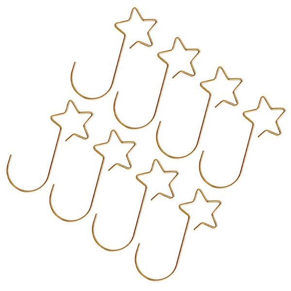 

hooks & rails 60pcs christmas star shape creative metal hnaging hook decor