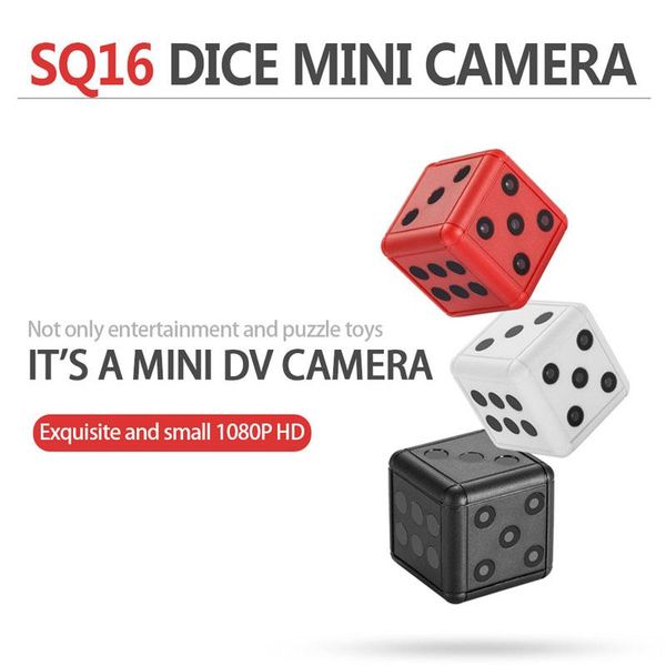 

sq16 1080p hd mini camcorder micro camera dvr video voice recorder infrared night detection with built in battery cameras