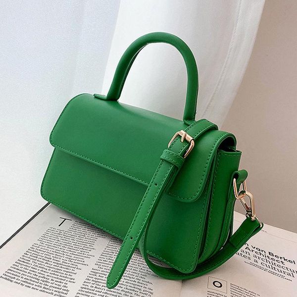 

evening bags fashion design pu leather small shoulder for women 2021 trendy crossbody handbags solid color purse messenger bag