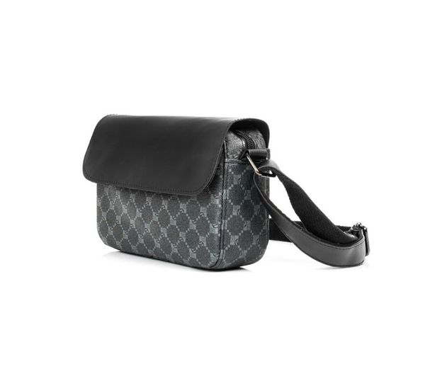 

fashion printed chest bag men leather male cross body sling shoulder flap zipper men/women crossbody bags for printint letter