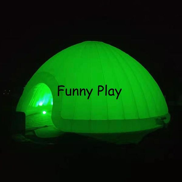 

beautiful lighting inflatable party led dome tent for decoration igloo with tents and shelters