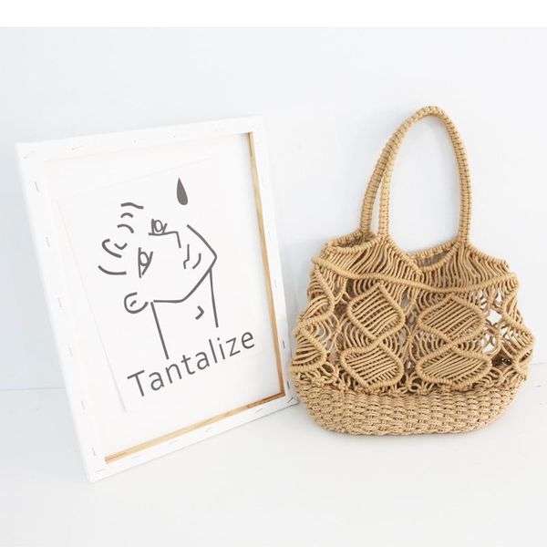 

evening bags summer bucket bag women's handbags staw purse beach shoulder for women tote large capacity travel shopping sac a main