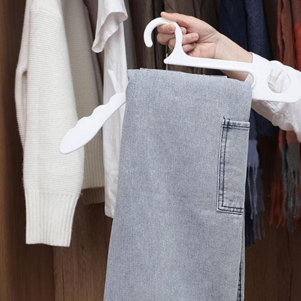 

hangers & racks magic pants clothing rack with hooks saving space multifunctional creative lazy hanger