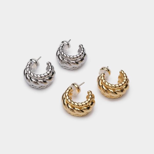 

stud mini earring for women 2 colors, Golden;silver