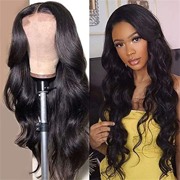 

medium wig split black large wave chemical fiber headset female long curly hair