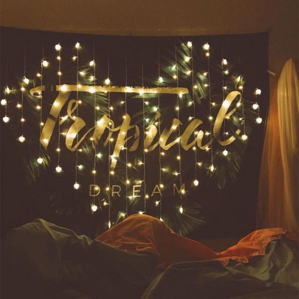 

party decoration 126 lamp bead light love battery box curtain glow supplies romantic and beautiful luminous