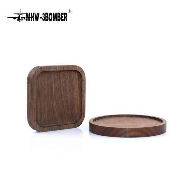 

mats & pads durable wood coasters placemats round heat resistant drink mat table tea coffee cup pad non-slip insulation
