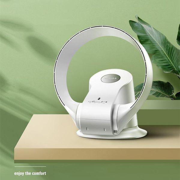 

electric fans jrm0438 sk household bladeless fan dual-use fanless shaking head remote control mute wall-mounted deskstand