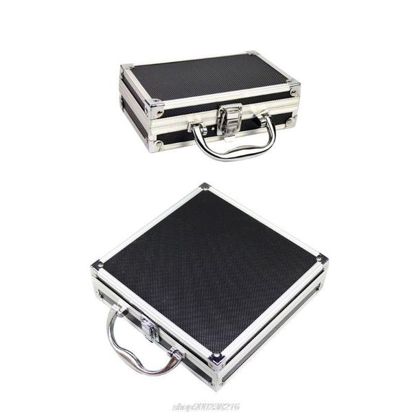

tool organizers portable aluminum alloy box practical storage travel carry case with lining sponge inside ag03 21 drop