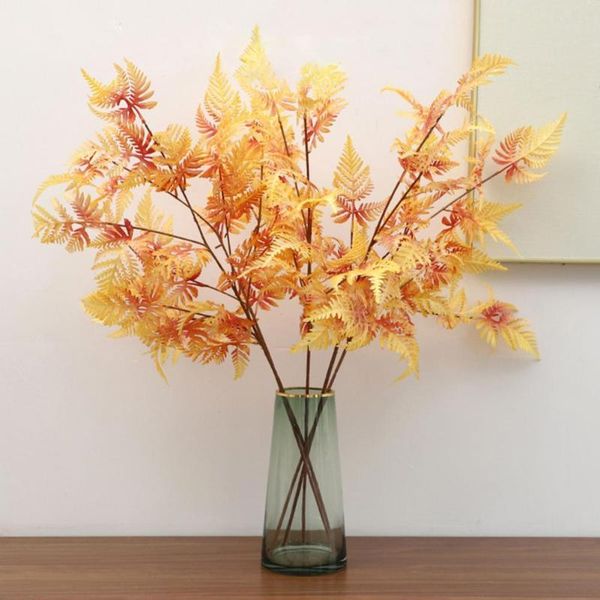 

artificial leaves multi-use excellent workmanship faux silk flower simulation fern display for gifts decorative flowers & wreaths