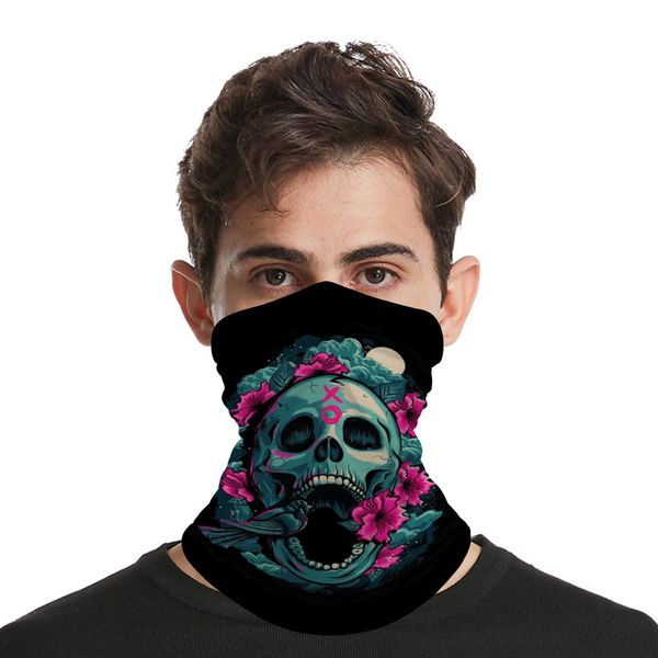 

scarf riding outdoor sports anti puff headgear polyter dust mask printed magic