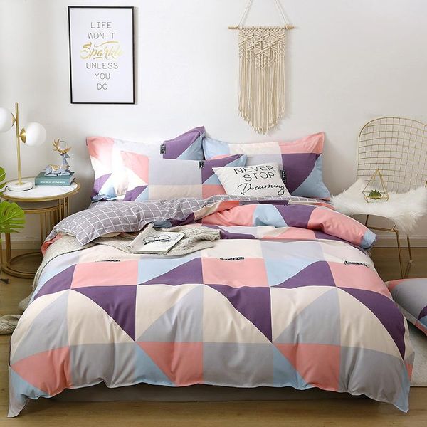 

bedding sets set thickened pure cotton brushed 4pcs bed linen comforter  size