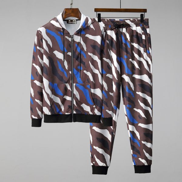 

mens tracksuits paris band hoodie + pants sweatshirts men clothing autumn winter warm hoodies man fleece 94172, Black