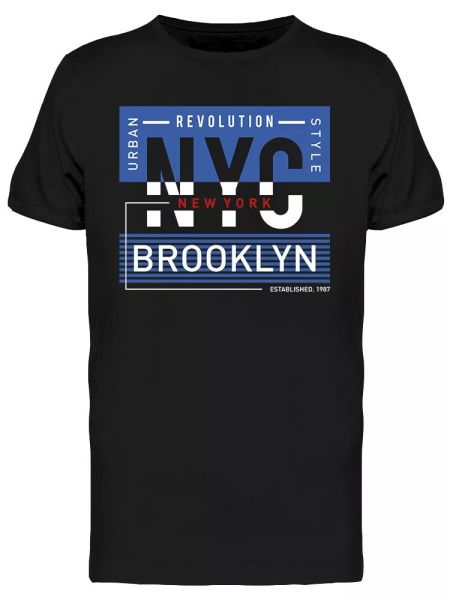 

New York City Urban Art Tee Men's -Image by Shutterstock, White;black