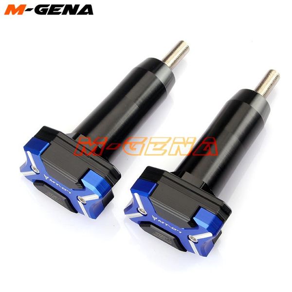 Parçalar CNC Sol ve Righ Frame Sliders çarpışma ped kapağı MT-07 MT için Düşen Koruyucu Koruma 07 2021-2021 Motor Koruması