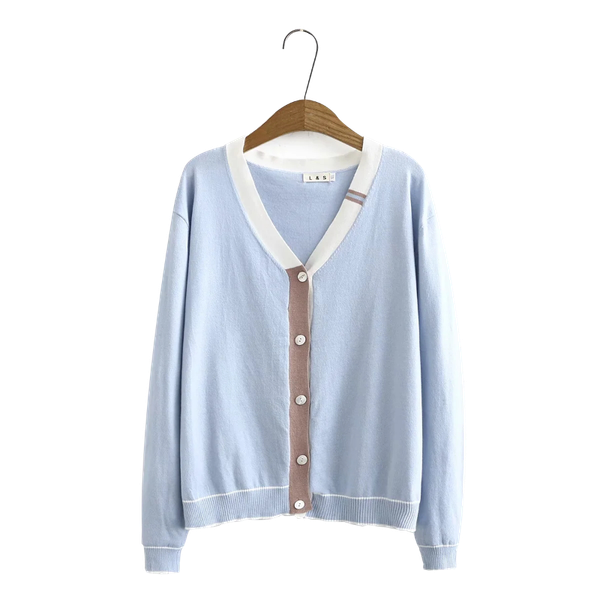 

women's knits & tees oversize women sweater autumn winter jumper contrast v neck cardigan knitted undershirt fashion casual loose 2021, White