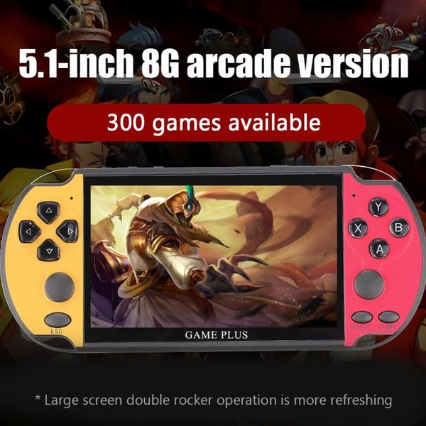 

wireless handheld tv build in 200 classic 4k 8 bit mini support av output hand-held gam portable players game
