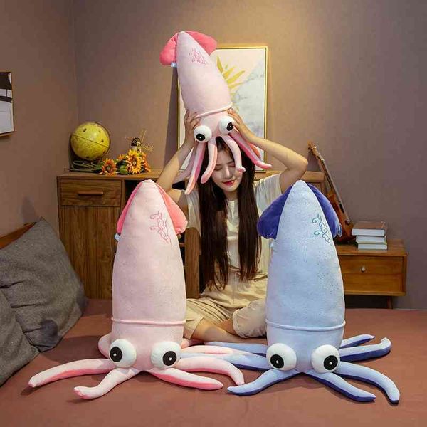 

simulated marine squid pillow ocs plush toy doll gift