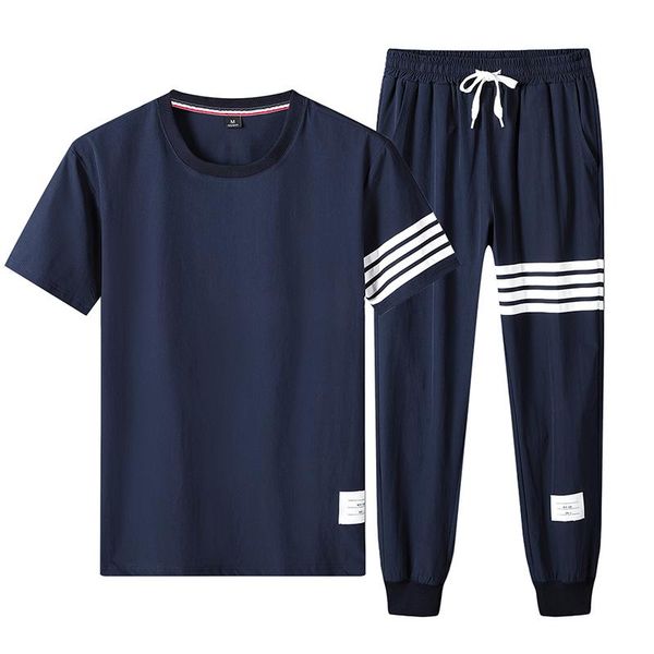 

men's tracksuits mens hip hop set summer men short sets t shirt shorts male fashion casual patchwork sportswear pant tracksuit jogger 4, Gray