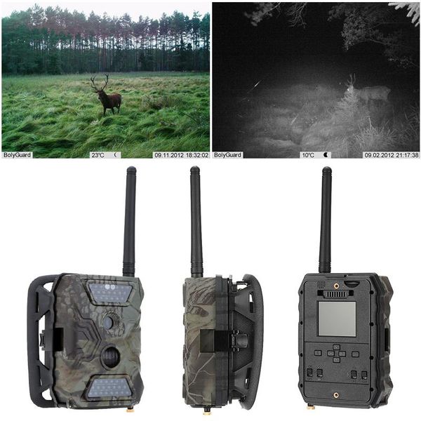 

hunting cameras 12mp digital scouting game trail camera sms/mms/gprs ir night