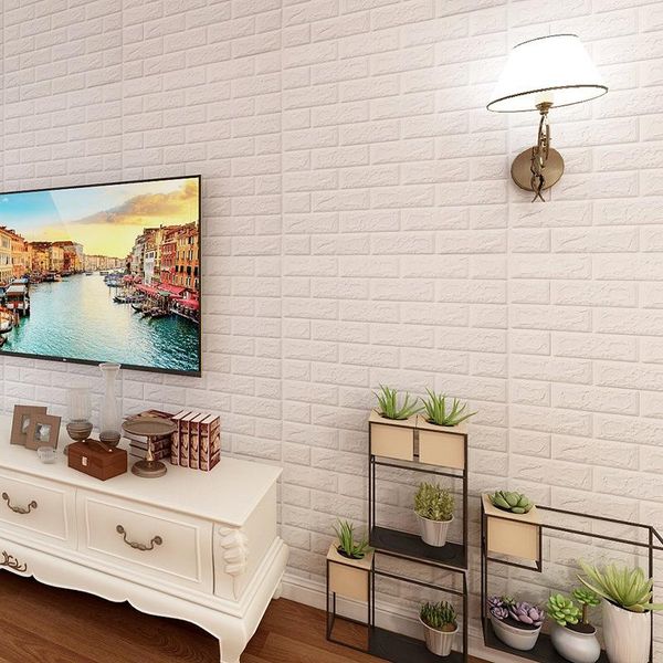 

wall stickers three-dimensional tv background foam soft packaging repair material self-adhesive tape wallpaper