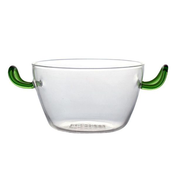 

bowls high borosilicate heat-resistant glass bowl double ear