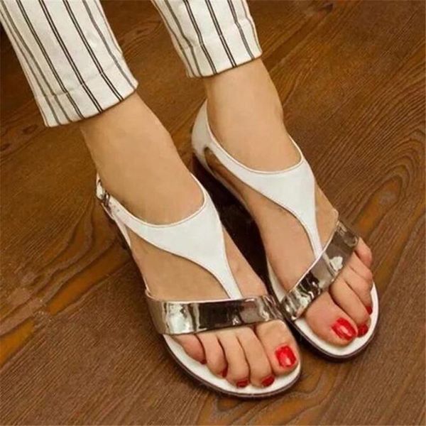 

sandals large size bottom women's summer fashion casual womens shoes bag heel platform women slides slippers, Black