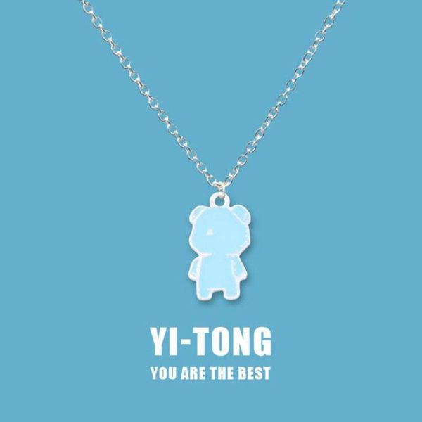 

pendant necklaces trendy punk bear pendants for women men friends cute lovely bears necklace hip-hop jewelry, Silver