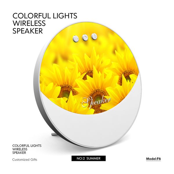 

gifts special f6 pocket speaker ultra portable wireless outdoor boombox 7 colors led light speakers bluetooth speakers wholesale