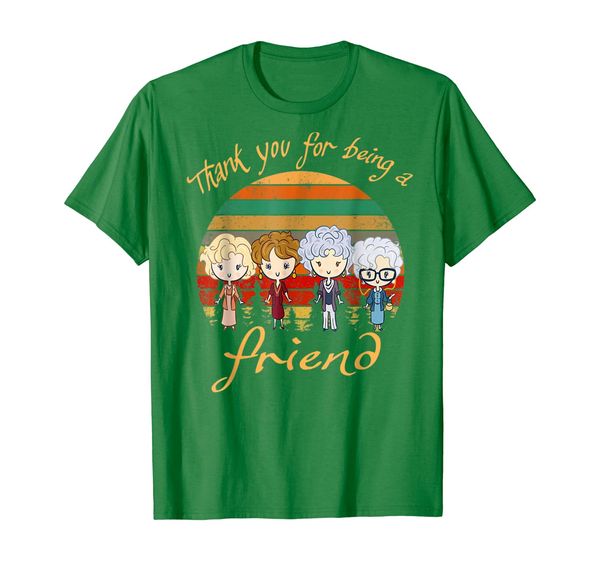 

Thank You For Being A Golden-Friend Girls Vintage Tshirt, Mainly pictures
