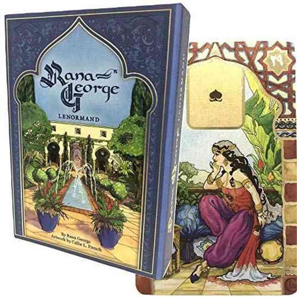 

rana george lenormand card tarot deck with pdf guidebook board game family oracle for fate divination