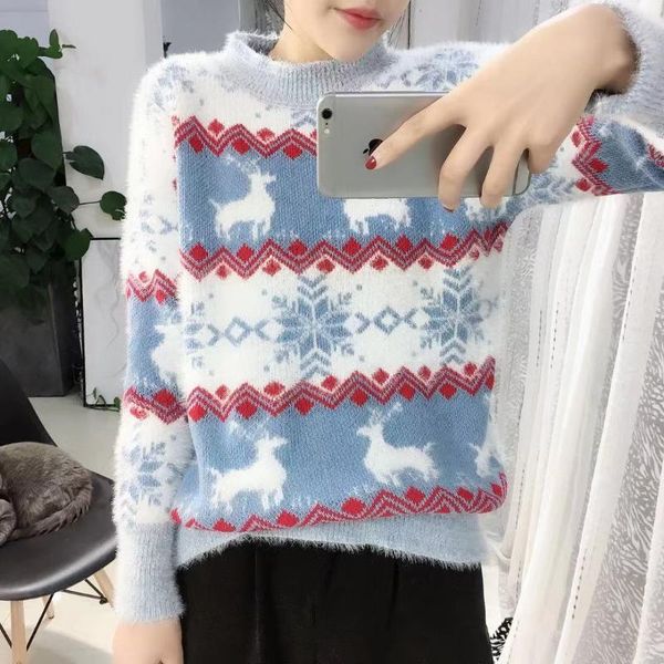 

women's sweaters wholesale 2021 spring autumn winter fashion casual warm nice women pink sweater woman female ol bay3009, White;black