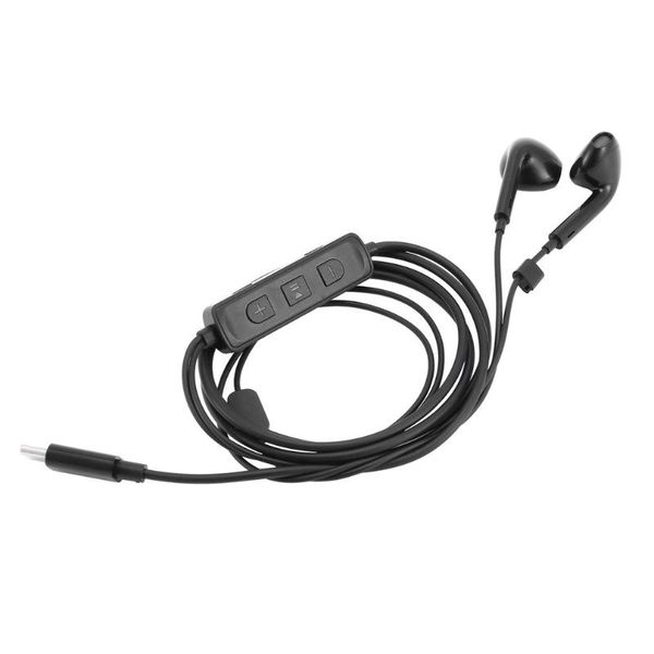 

type-c in-ear sound card k song earphones low stress 3d surround gaming wired cell phone