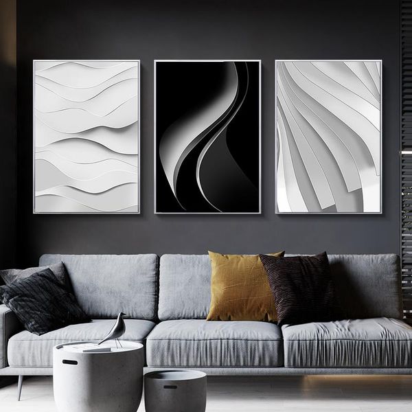 

paintings modern abstract painting canvas poster wall art aesthetic home decor print bedroom picture nordic living room